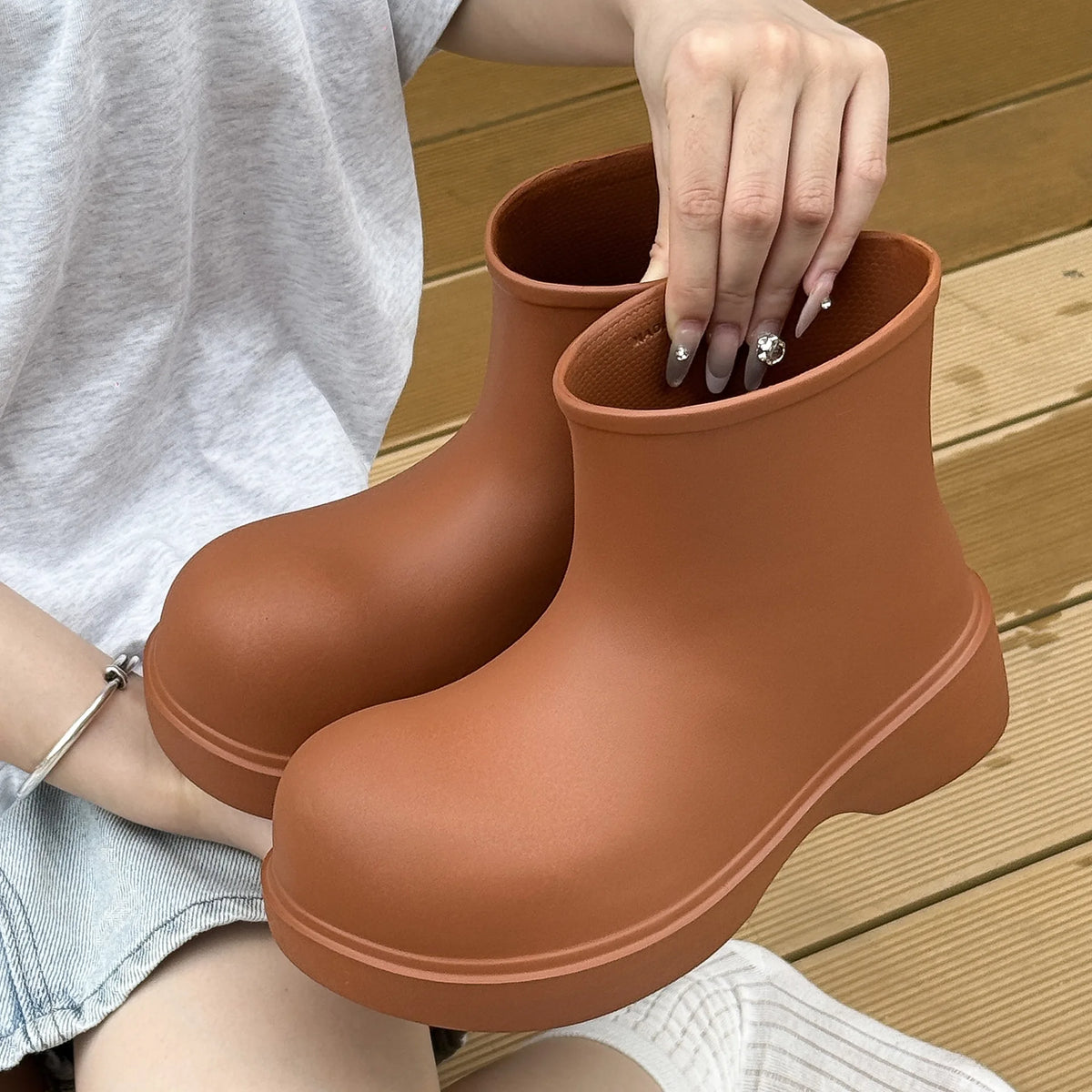 Lightweight Korean Style Rain Boots