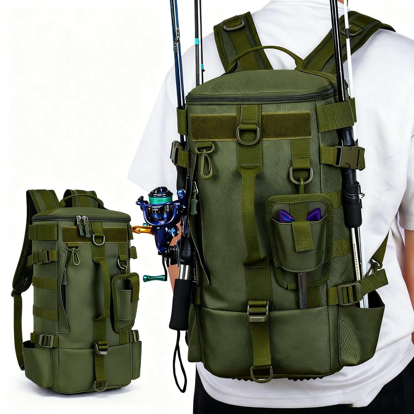 Multifunctional Waterproof Fishing Backpack