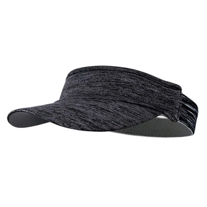Breathable quick-dry visor cap for running, sports, and outdoor activities
