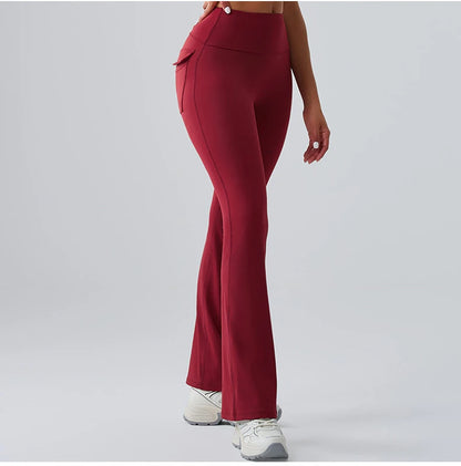 Women’s Flared Yoga Pants – High-Waist Bell-Bottom Leggings