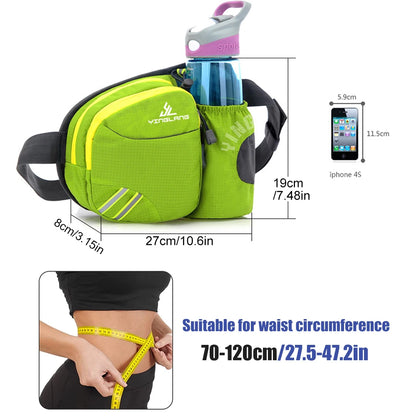 Multi-Pocket Water Bottle Fanny Pack