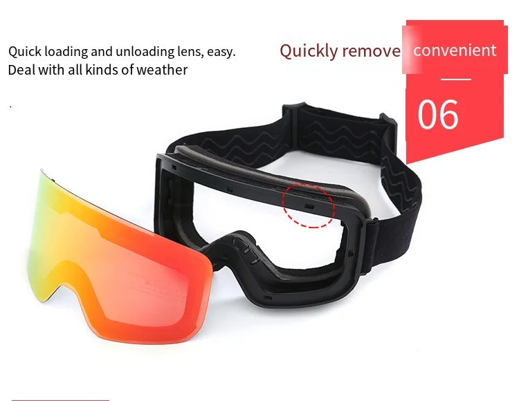 Skiing Snowboard Goggles Women Men