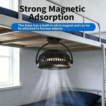 Magnetic Golf Cart Fan 10000mAh