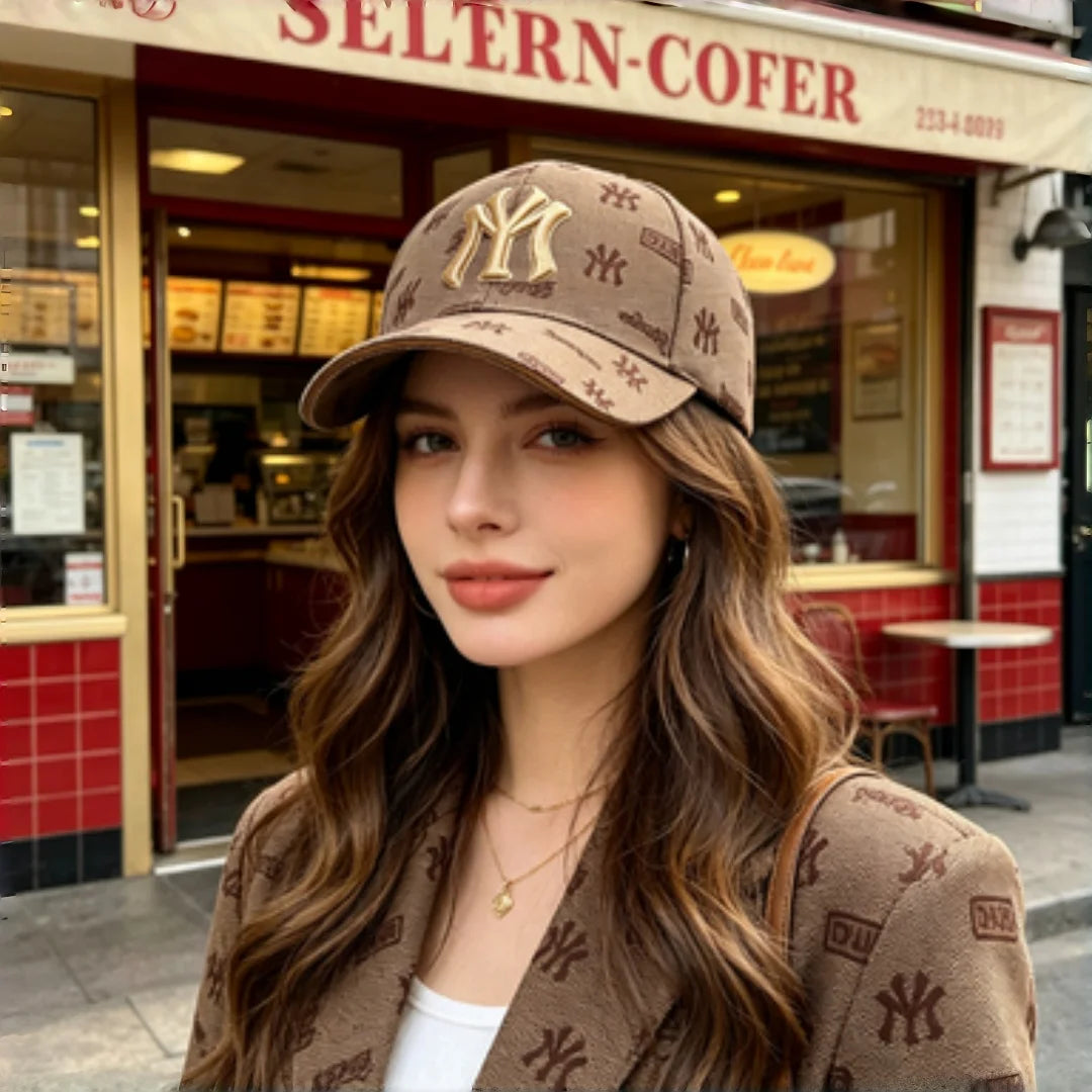 MY Letter Embroidered Baseball Cap