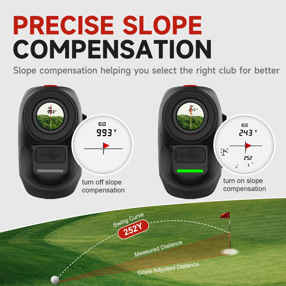 1300 Yards Professional Golf Rangefinder