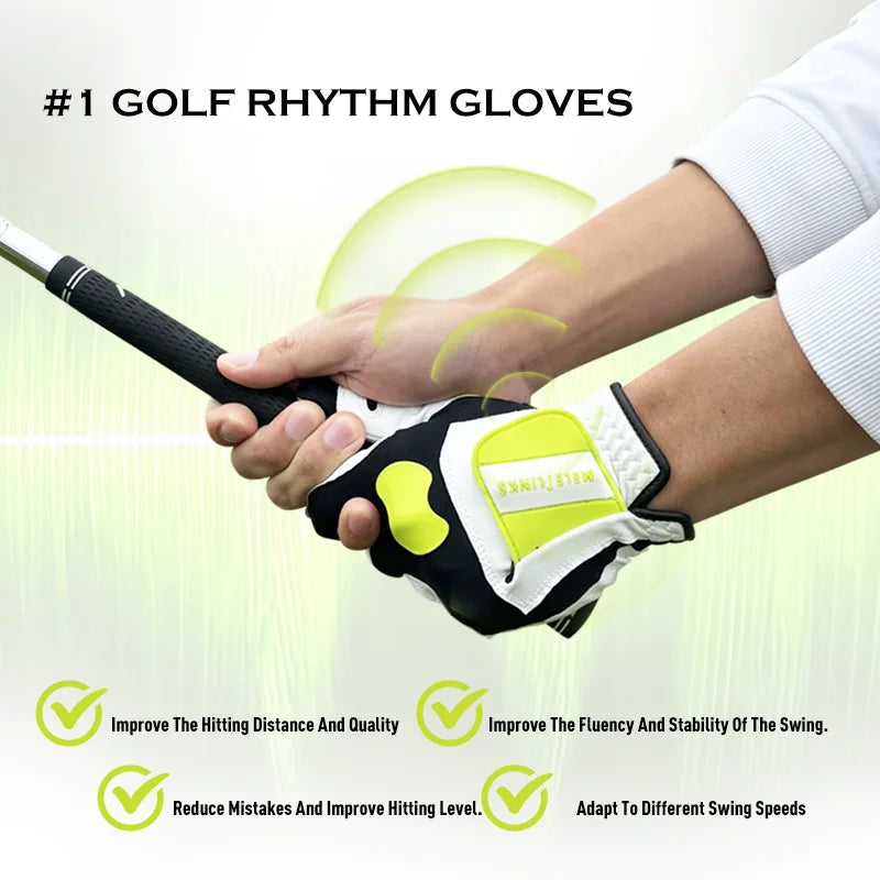 Professional Microfiber Non-Slip Golf Gloves