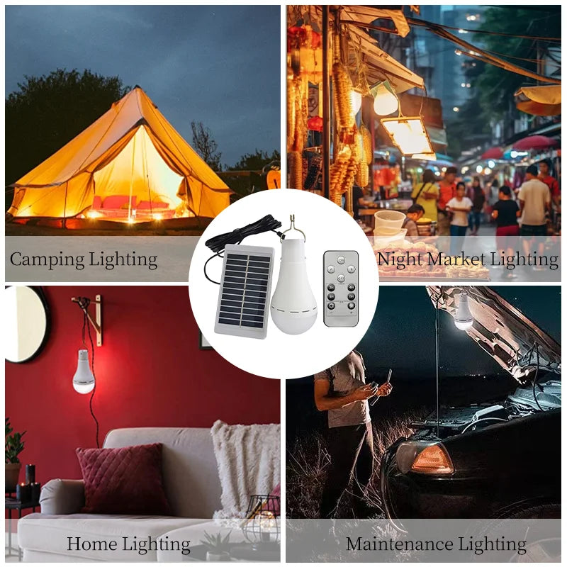 Rechargeable Solar LED Emergency Light