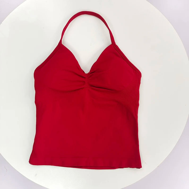 Sexy Open Back Sports Bra