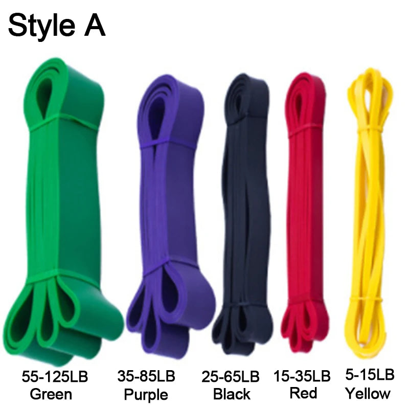 Resistance bands for fitness, pull-up assist, and powerlifting training