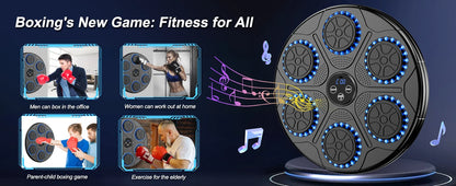 Music Boxing Trainer Bluetooth Wall Mounted