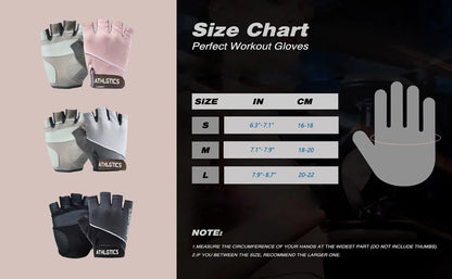 Breathable fingerless training gloves for cycling, gym, and weightlifting