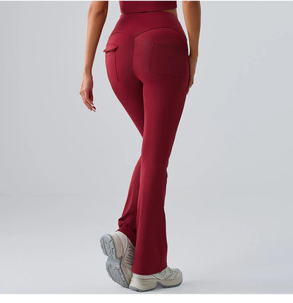 Women’s Flared Yoga Pants – High-Waist Bell-Bottom Leggings