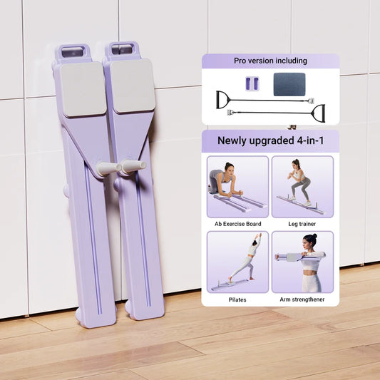 2-in-1 Abs & Ski Board Portable Core & Leg Trainer for Home Gym