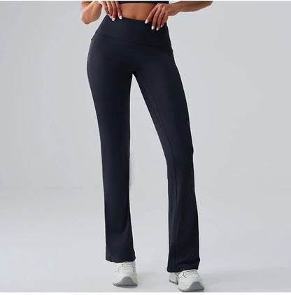 Women’s Flared Yoga Pants – High-Waist Bell-Bottom Leggings