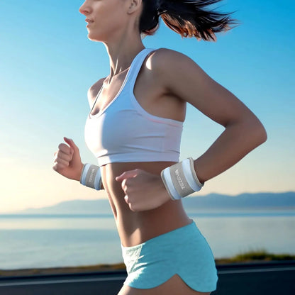 Adjustable wrist and ankle weights for fitness, yoga, and running