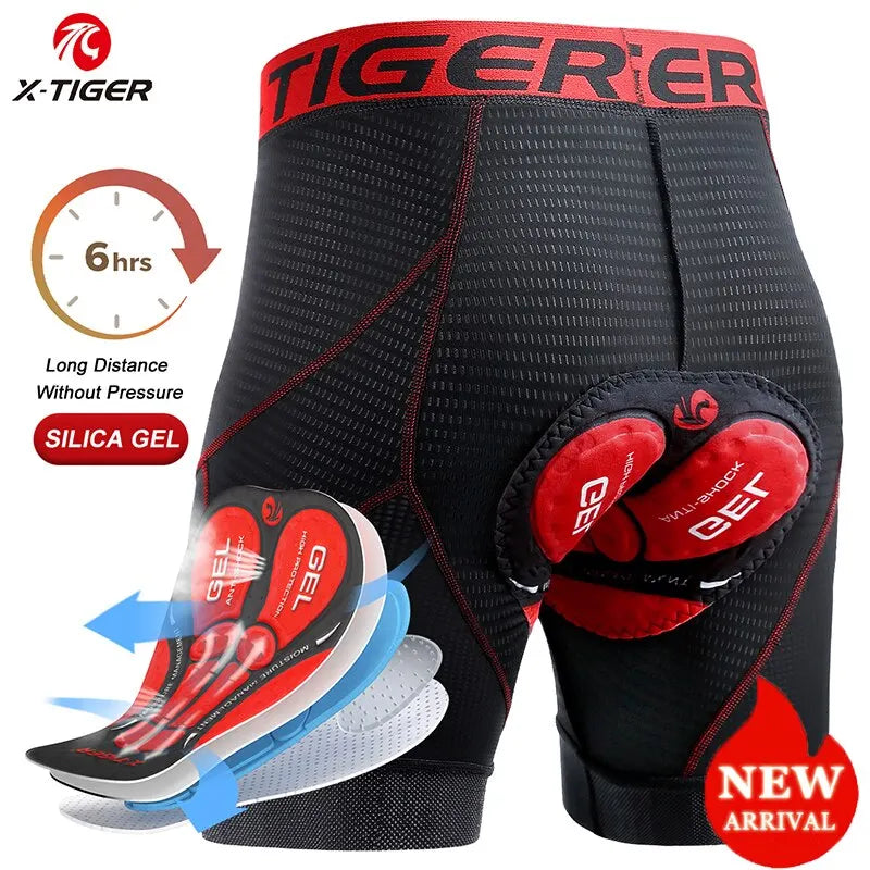 Cycling Shorts Mesh Underwear Gel Pad