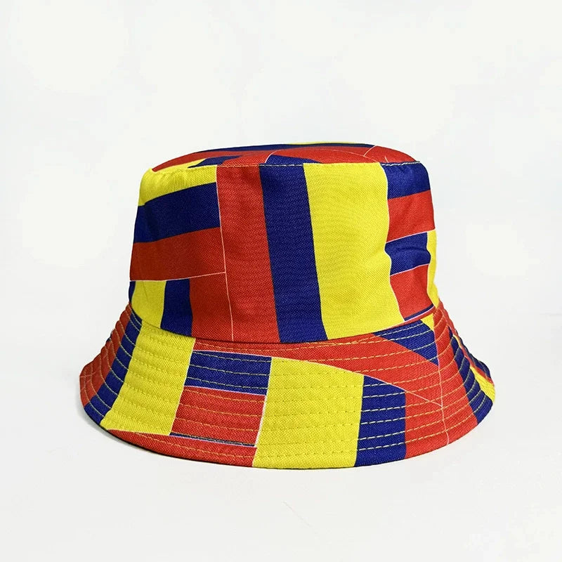 Reversible National Flag Bucket Hat