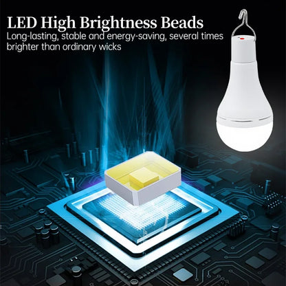 Rechargeable Solar LED Emergency Light