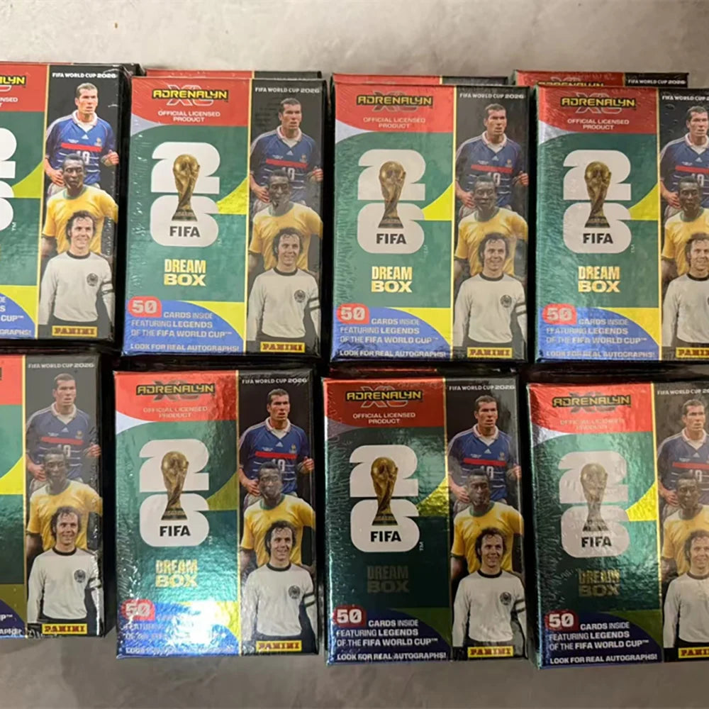Panini 2026 FIFA World Cup Adrenalyn XL Dream Box – Official Football Star Trading Card Collection