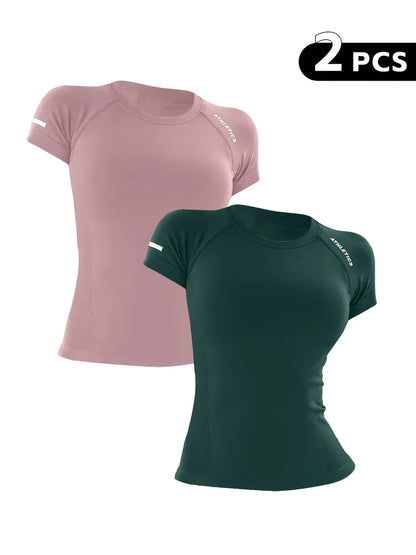 Women’s Seamless Short-Sleeve Compression Top