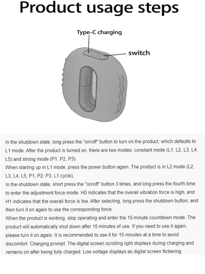 2026 Rechargeable Fat Burning Fascia Ring