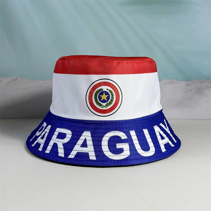Reversible National Flag Bucket Hat