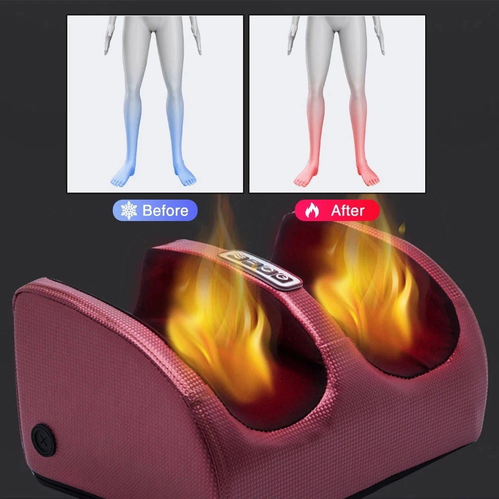 Electric Heated Foot Massager Shiatsu