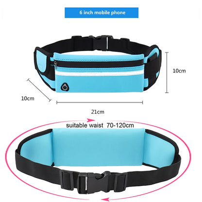 Sports waist bag for running, cycling, and gym – fits phones and essentials
