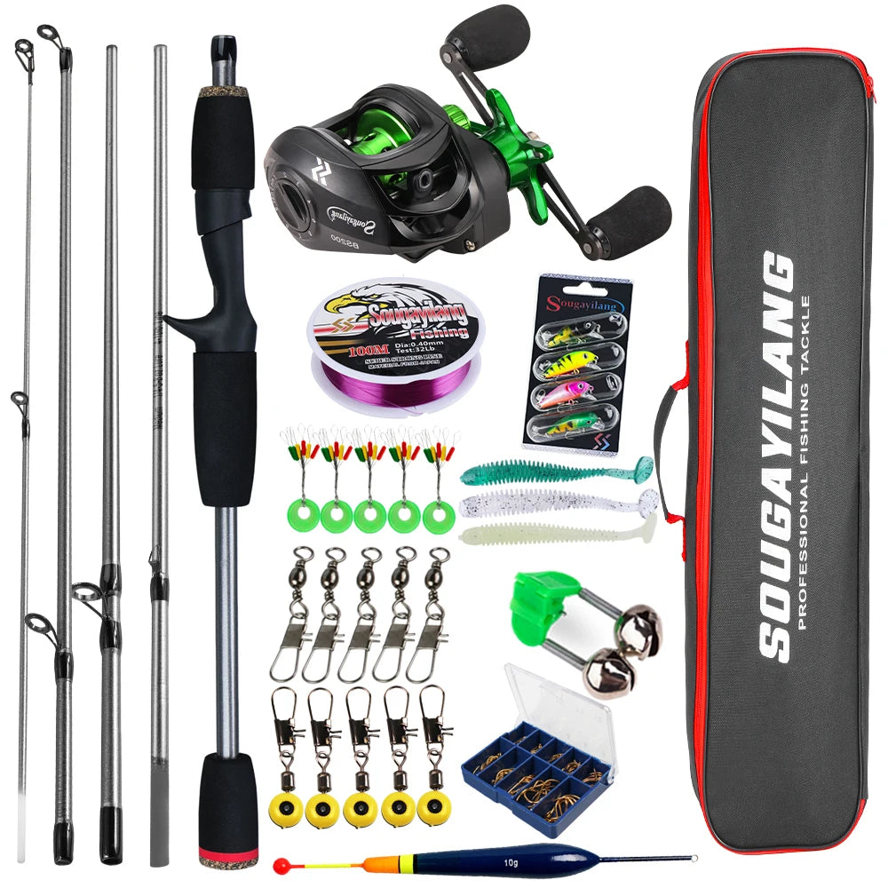 Baitcasting Rod and Reel Combo
