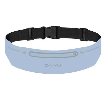 Adjustable sports fanny pack with phone holder for running and gym