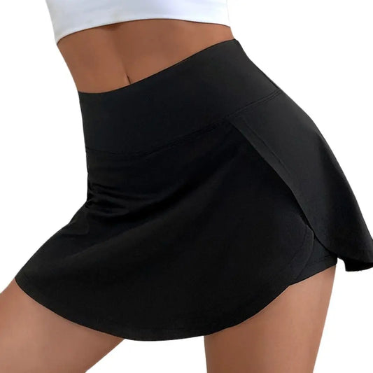 Women High Waist  Yoga Fitness Skirt