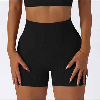 High-Waisted Butt Lift Biker Shorts
