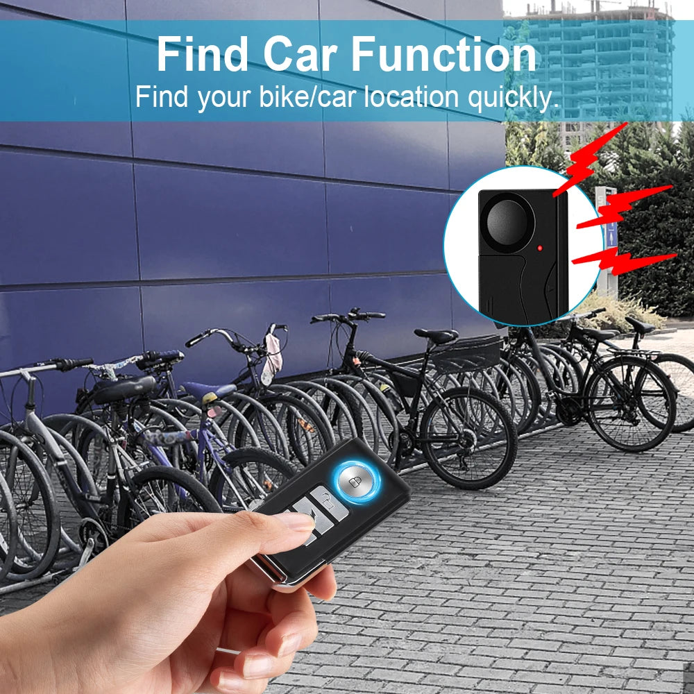Anti-Theft Alarm For Bike