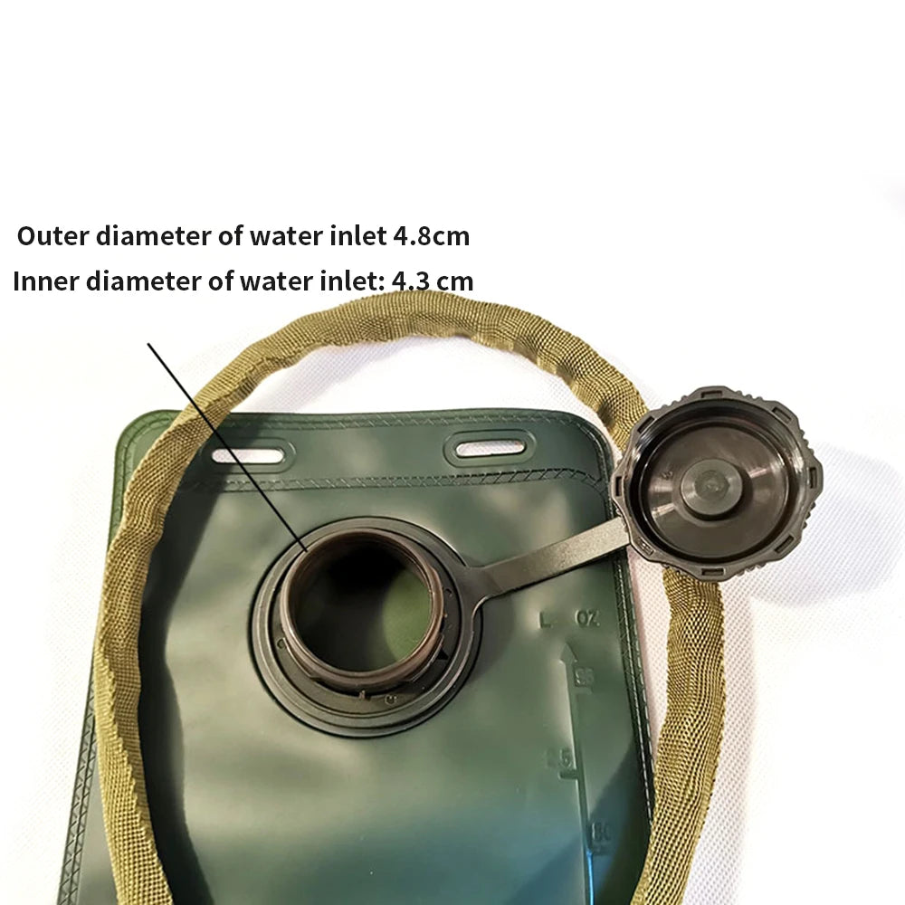 Hydration bladder 2L–3L for running, camping, and hydration backpacks
