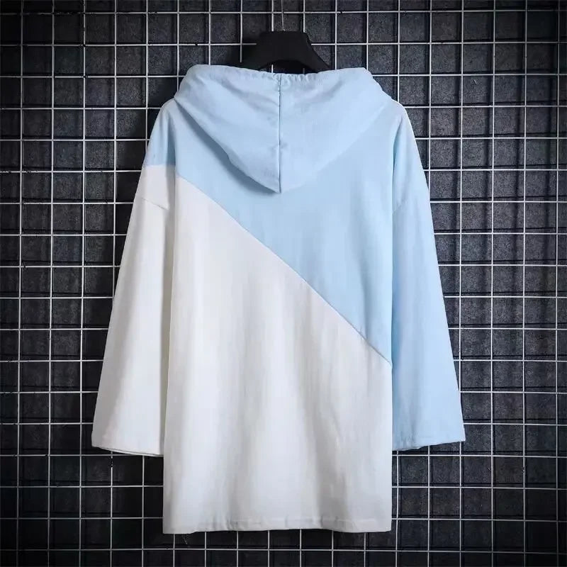 Men’s Harajuku Short Sleeve Hoodie