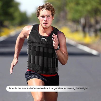 Adjustable Weight Training Vest for Running & Workout 3/15/35kg