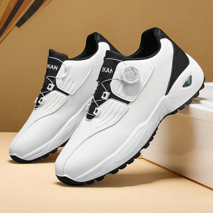 Premium Leather Waterproof Golf Shoes