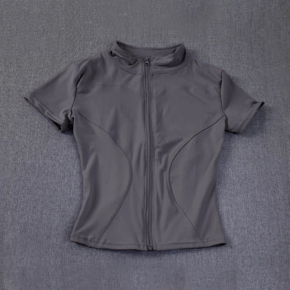 Women’s Slim Fit Quick-Dry Full Zip Yoga & Running Top