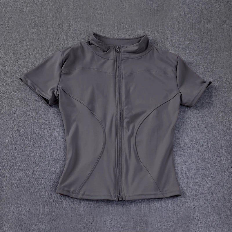 Women’s Slim Fit Quick-Dry Full Zip Yoga & Running Top