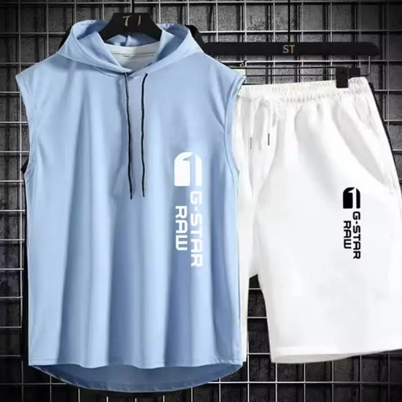 Summer Sports Tracksuit Two-Piece Set