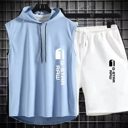 Summer Sports Tracksuit Two-Piece Set