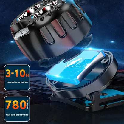 Powerful waterproof LED headlamp 250LM for camping, hiking, and emergencies