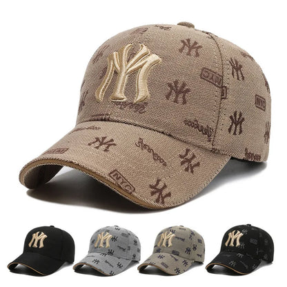 MY Letter Embroidered Baseball Cap