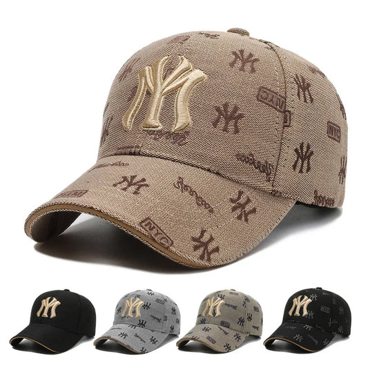 MY Letter Embroidered Baseball Cap