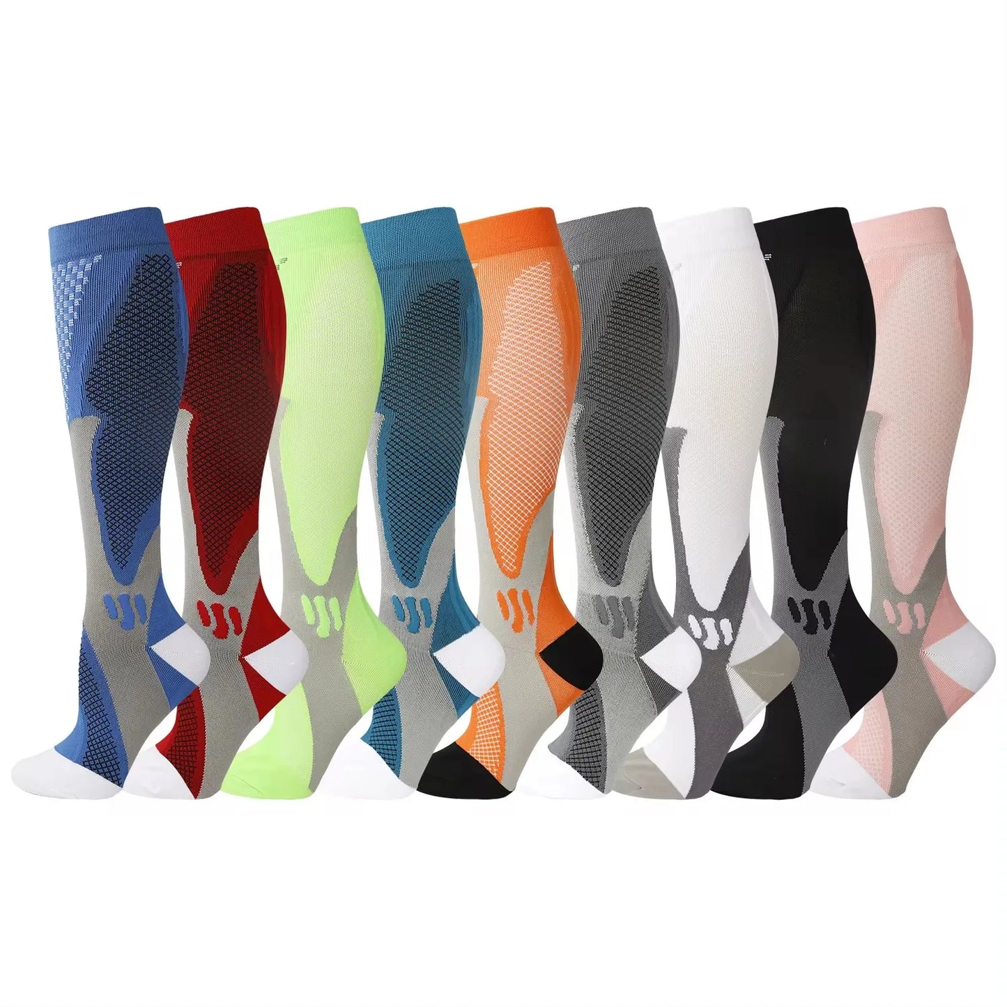 1 Pair Compression Socks Running Support