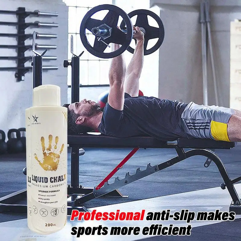 Liquid Chalk Sports Magnesium Powder Fitness Weight Lifting Non-slip Cream Anti Slip Powder Grip Weight Lifting Climbing Gym