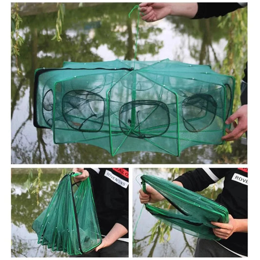 Collapsible Multi-Entry Fishing Trap