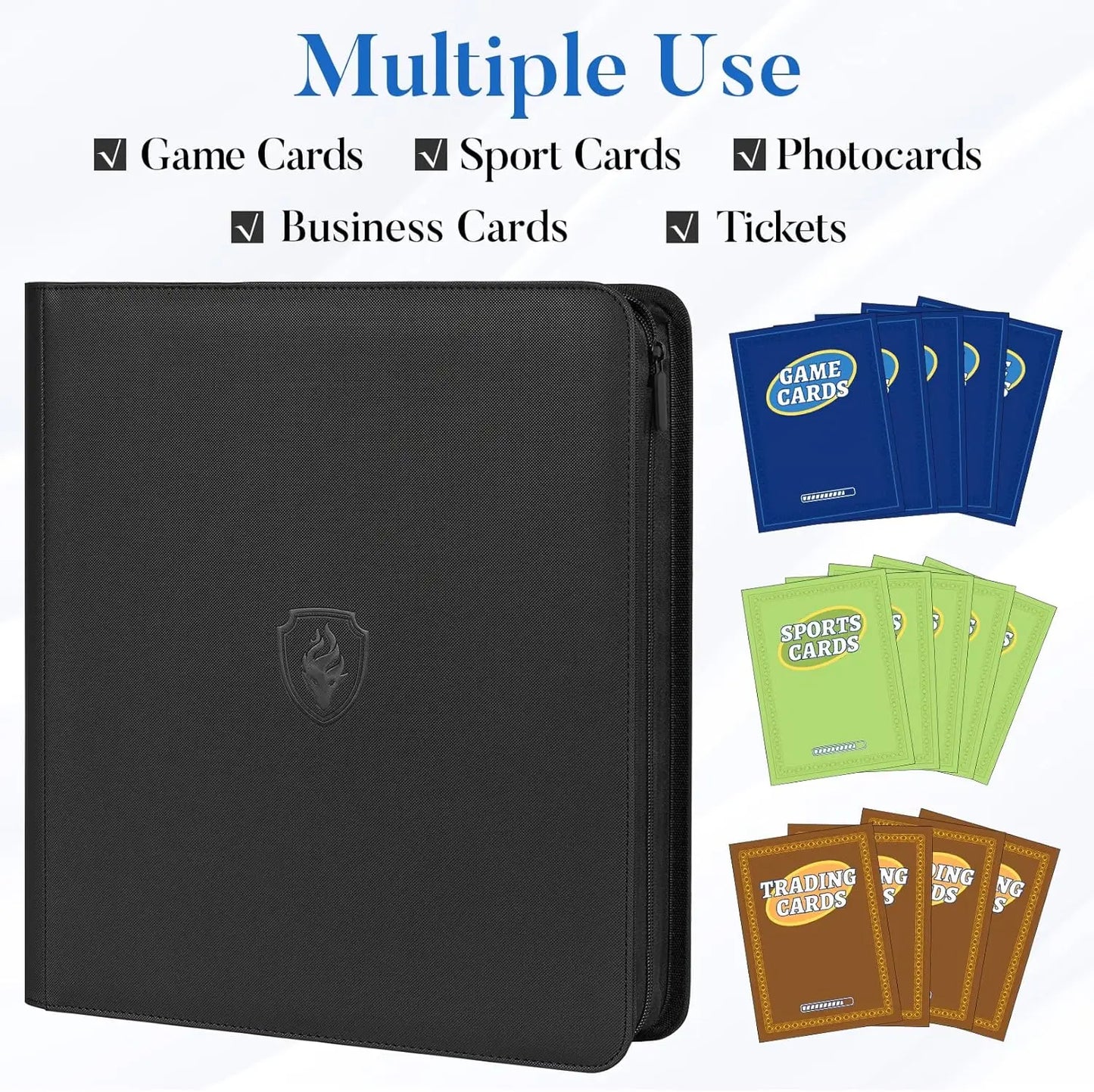 Premium 480-Card Leather Album