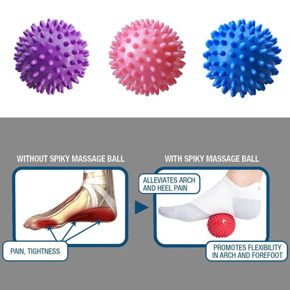 7cm Hard Spiked Massage Ball / PVC Foot & Muscle Relief