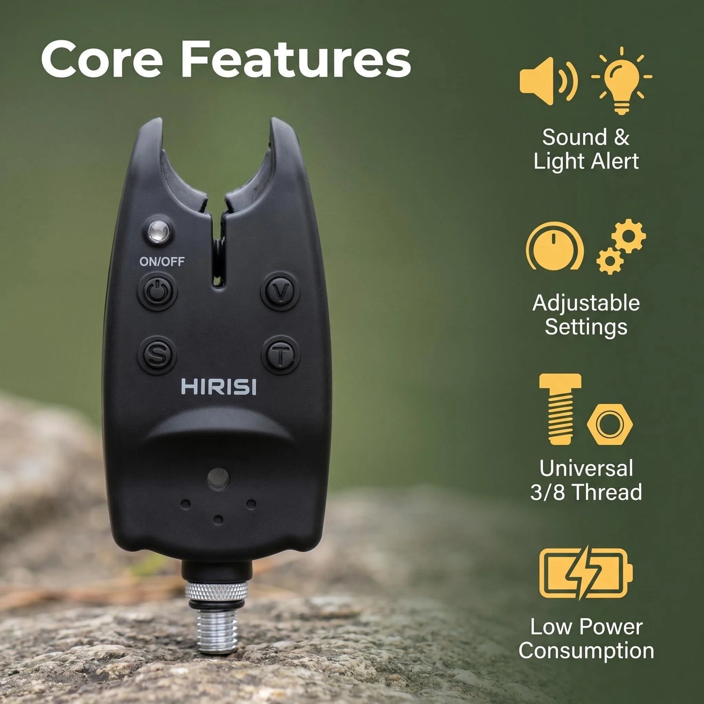 Electronic LED Bite Alarm System